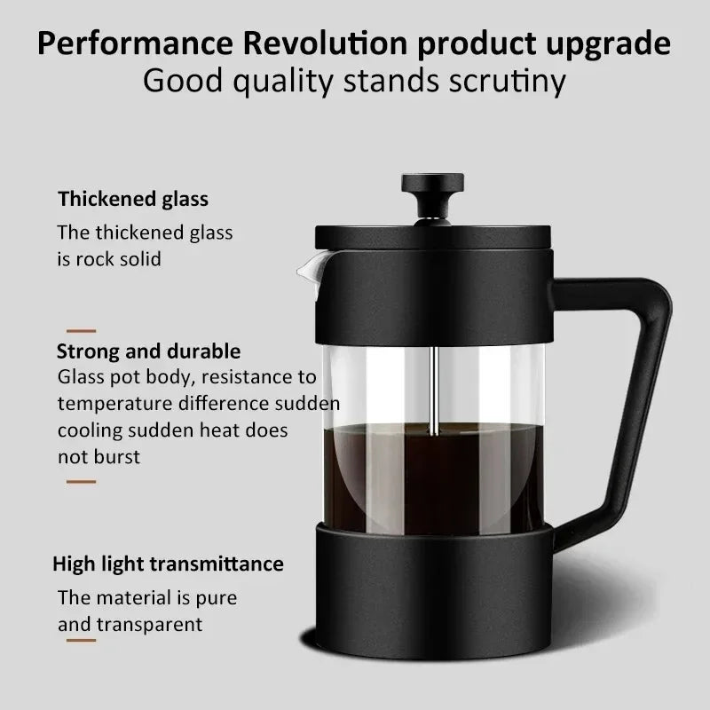 Cafetera francesa de 600 ml: la magia del café en un vaso
