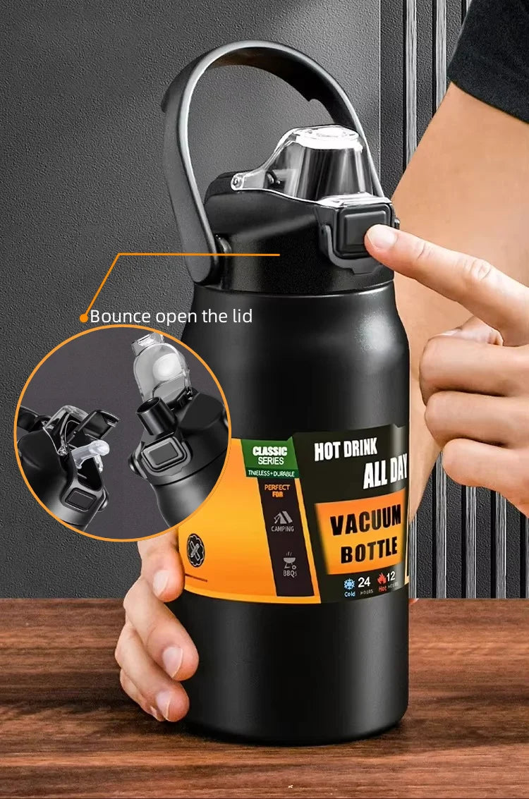 Botella térmica de acero inoxidable - Compañero de aventuras