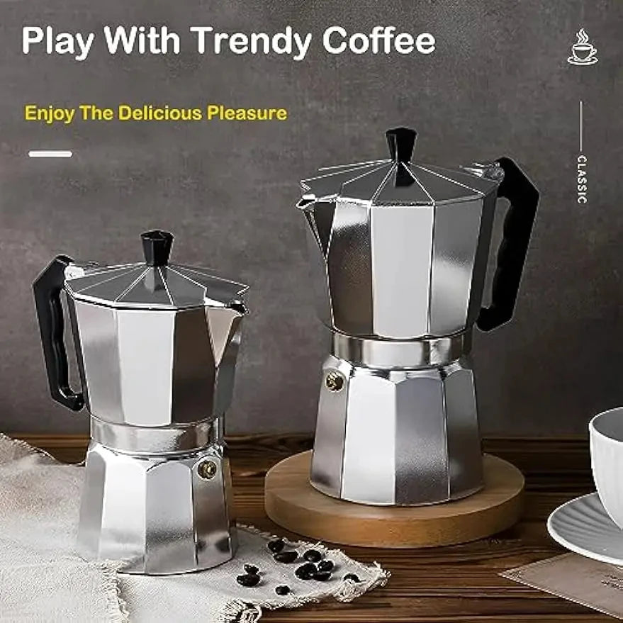 Cafetera italiana auténtica: espresso estilo cafetería en casa