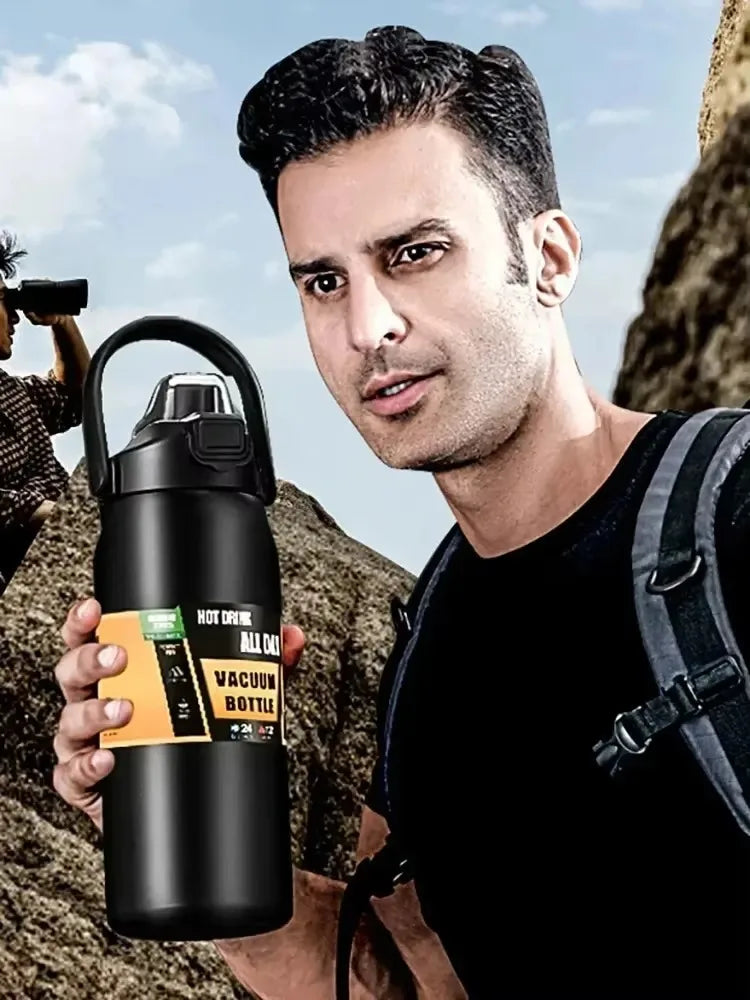 Botella térmica de acero inoxidable - Compañero de aventuras