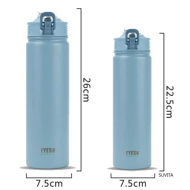 Botella de agua térmica TYESO: mantén tus bebidas perfectas todo el día