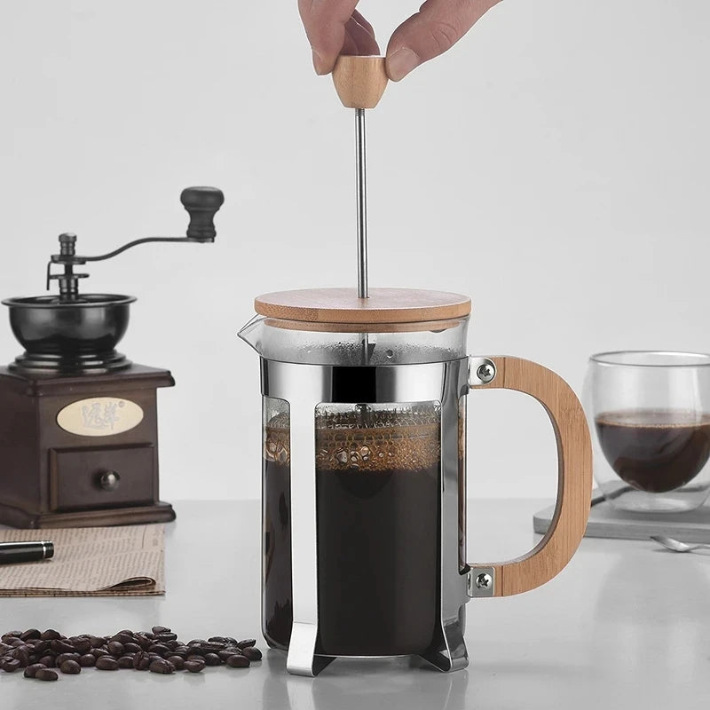 Prensa Francesa - Espumador de café, té y leche