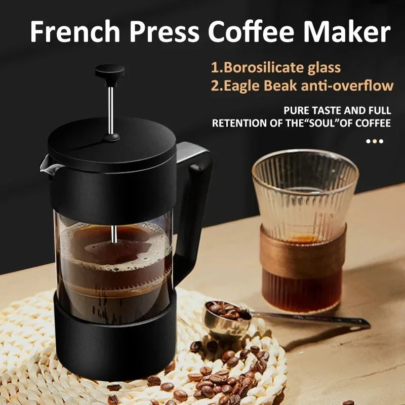 Cafetera francesa de 600 ml: la magia del café en un vaso