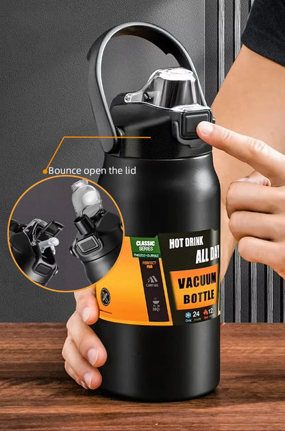 Botella térmica de acero inoxidable - Compañero de aventuras