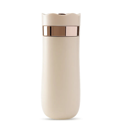 Taza de viaje portátil de prensa francesa: complemento perfecto para el café de acero inoxidable