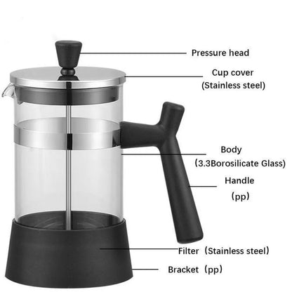 Cafetera de prensa francesa - Jarra de vidrio